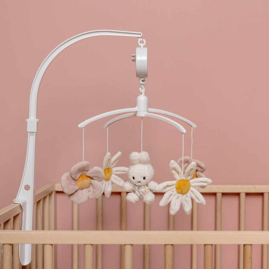 Home Little Dutch Furniture | Miffy Vintage Flowers Music Cot Mobile