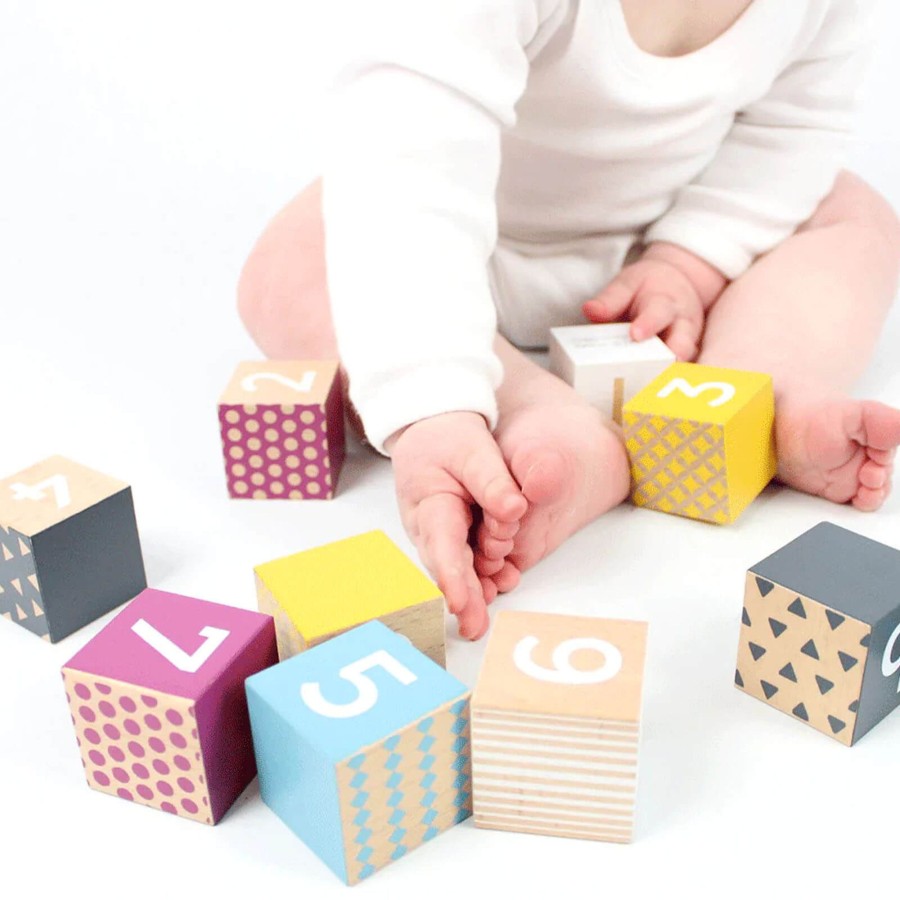 Toys Big Jigs Stacking Toys | Wooden Number Blocks