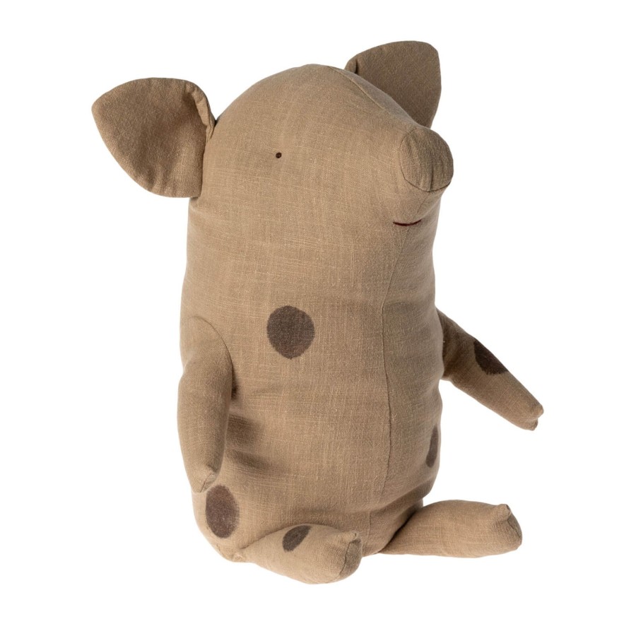 Toys Maileg Soft Toys, Comforters | Truffle Pig - Big Light Umber