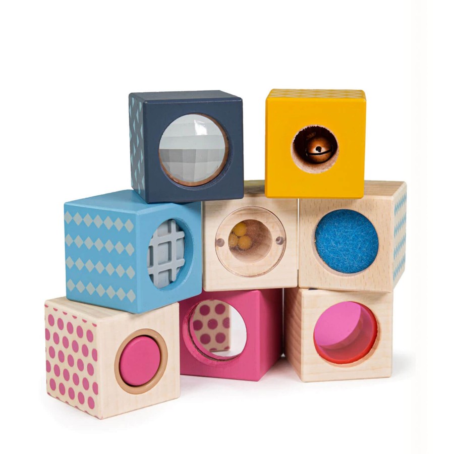 Toys Big Jigs Stacking Toys | Wooden Sensory Blocks