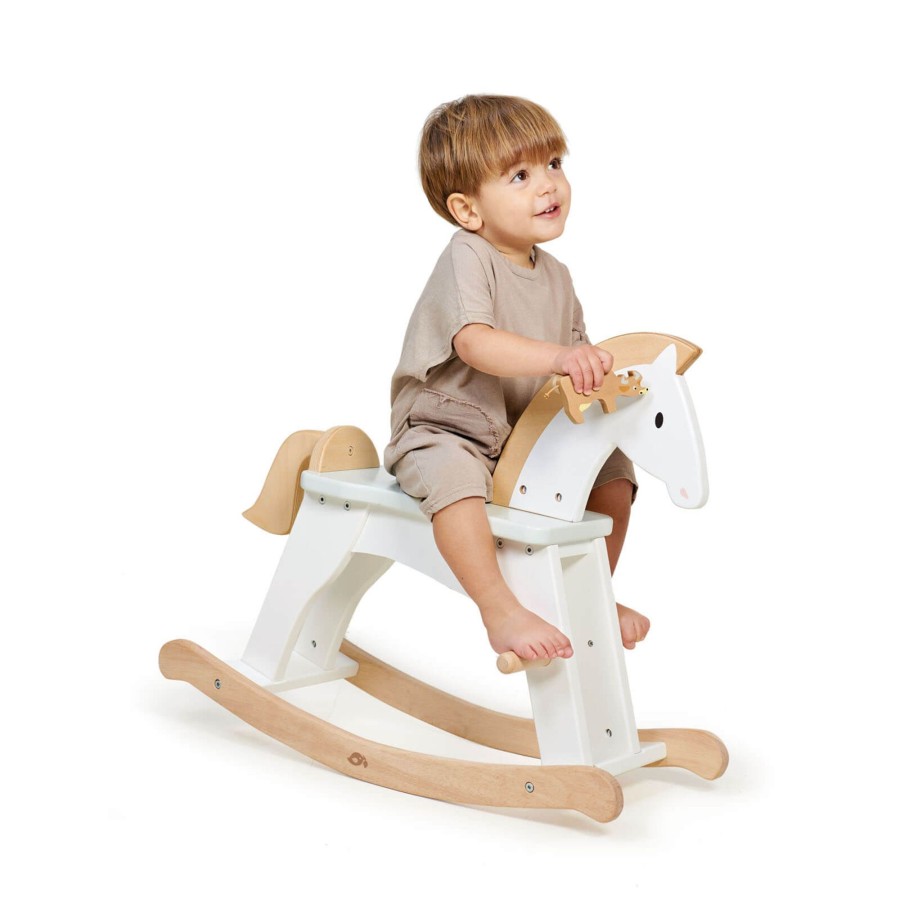 Toys Tender Leaf Wooden Toys | Lucky Wooden Rocking Horse