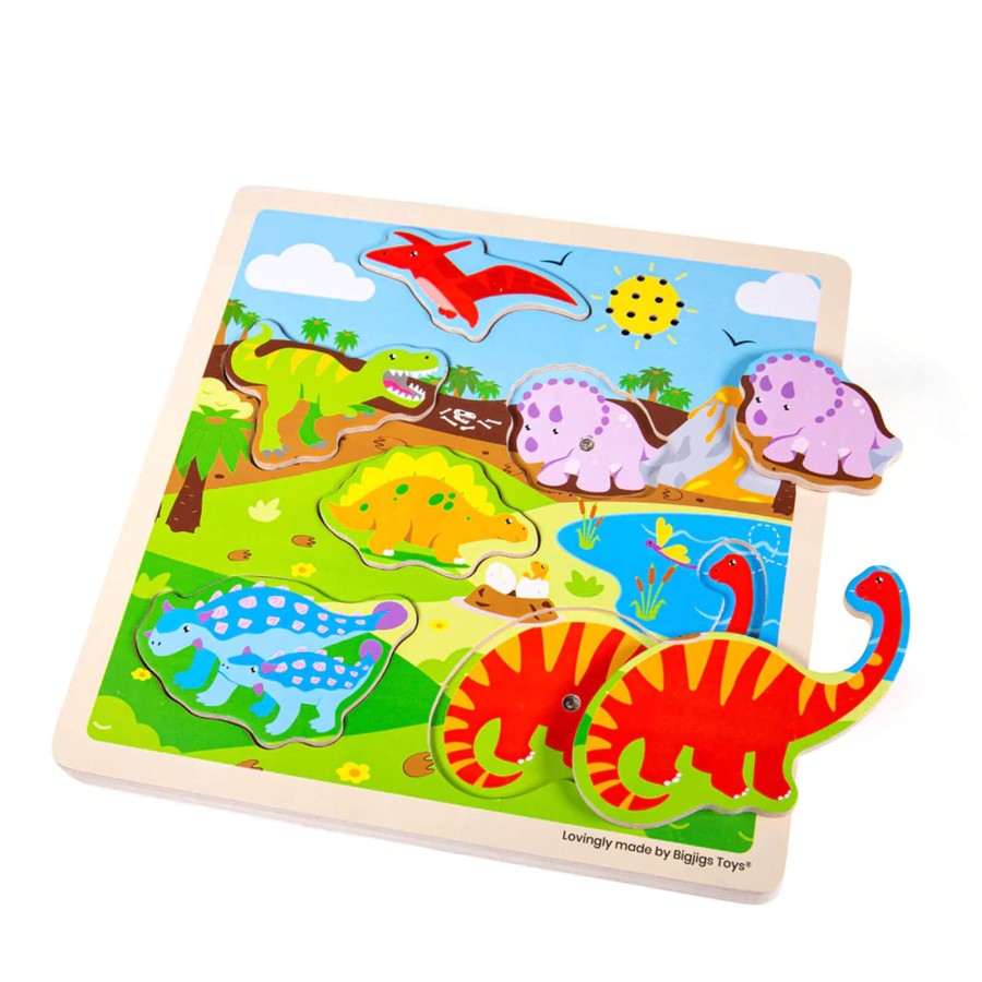 Toys Big Jigs Games, Puzzles, Jigsaws | Sound Puzzle - Dinosaur