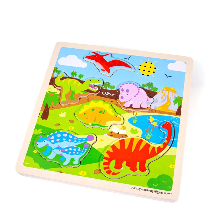 Toys Big Jigs Games, Puzzles, Jigsaws | Sound Puzzle - Dinosaur