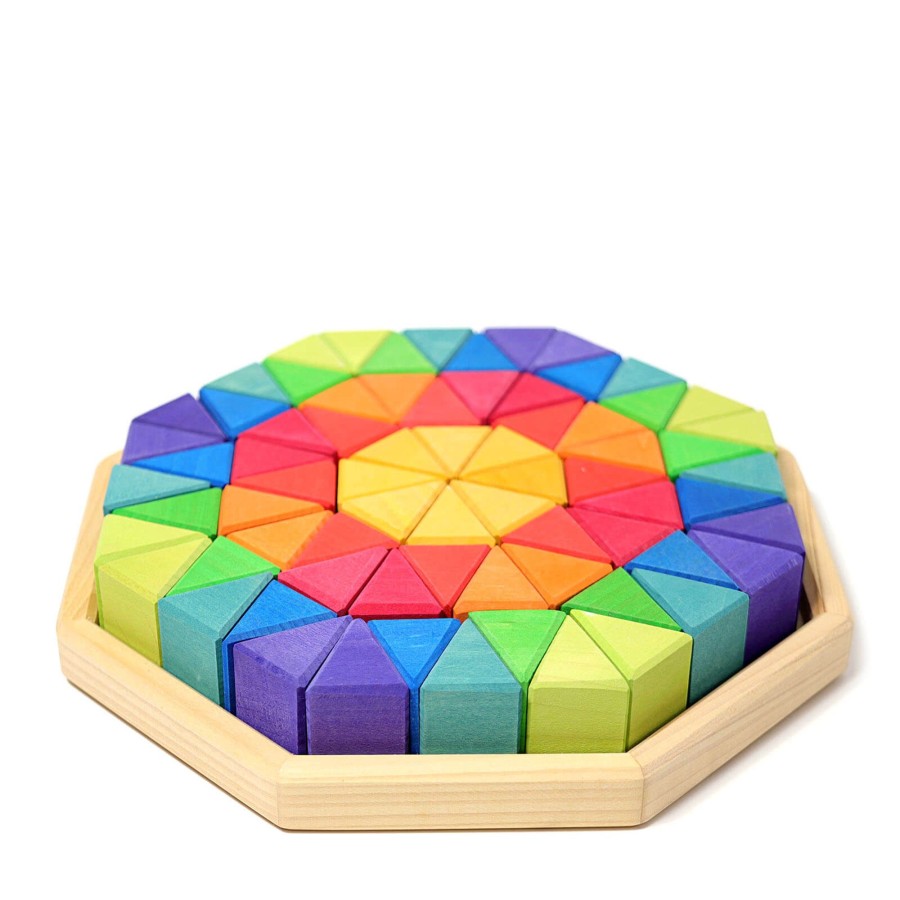 Toys Grimm’s Stacking Toys | Large Octagon Building Block Puzzle