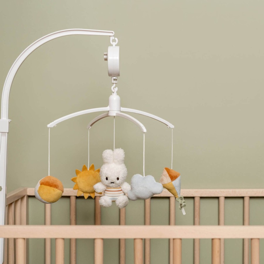 Home Little Dutch Furniture | Miffy Vintage Sunny Stripes Music Cot Mobile