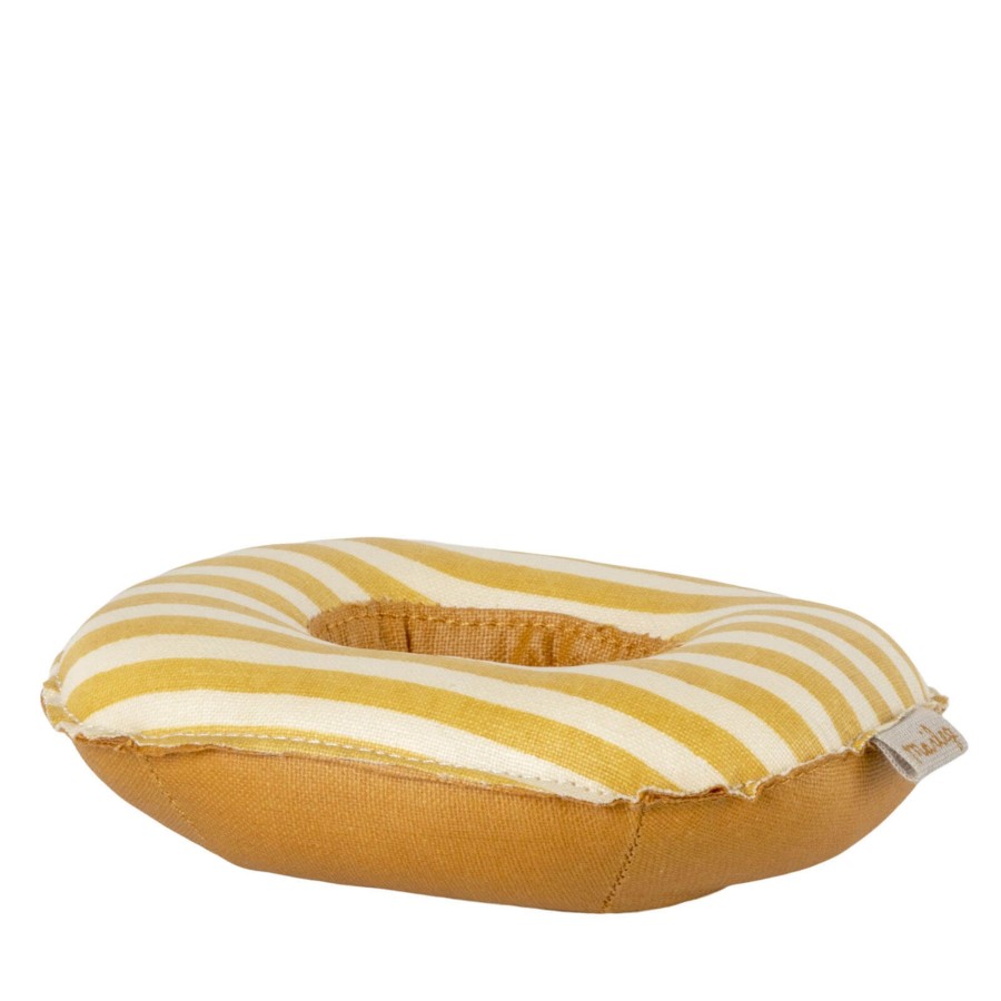 Toys Maileg Dolls, Dolls Houses | Rubber Boat Small Mouse - Yellow Stripe