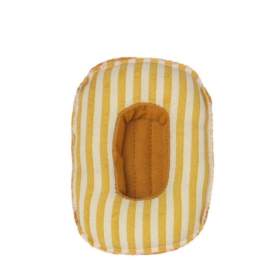 Toys Maileg Dolls, Dolls Houses | Rubber Boat Small Mouse - Yellow Stripe