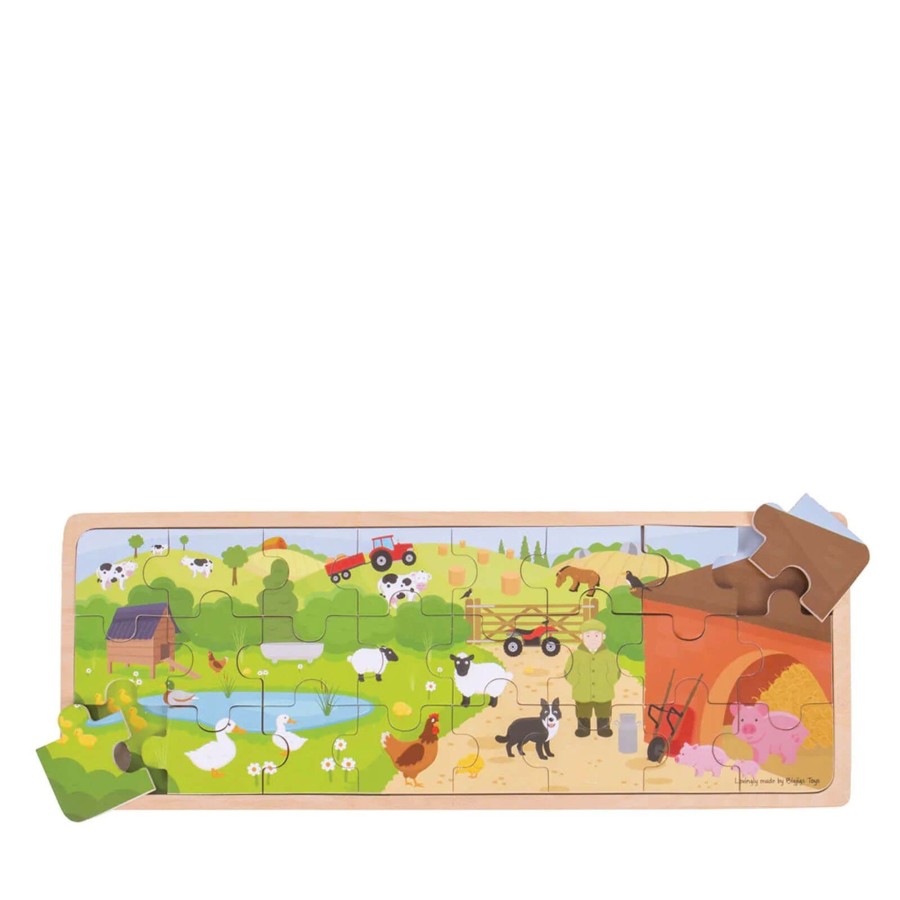 Toys Big Jigs Games, Puzzles, Jigsaws | On The Farm Puzzle