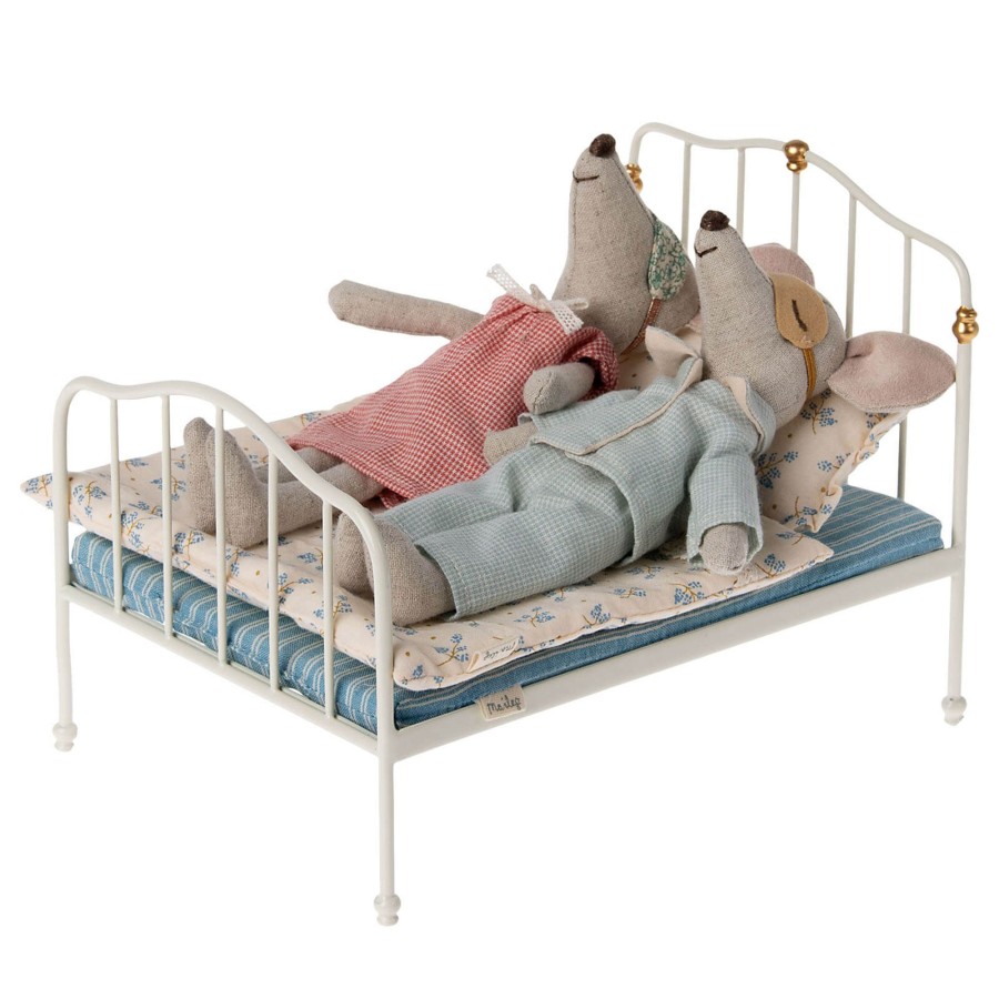 Toys Maileg Dolls, Dolls Houses | Bed For Mouse - Off White