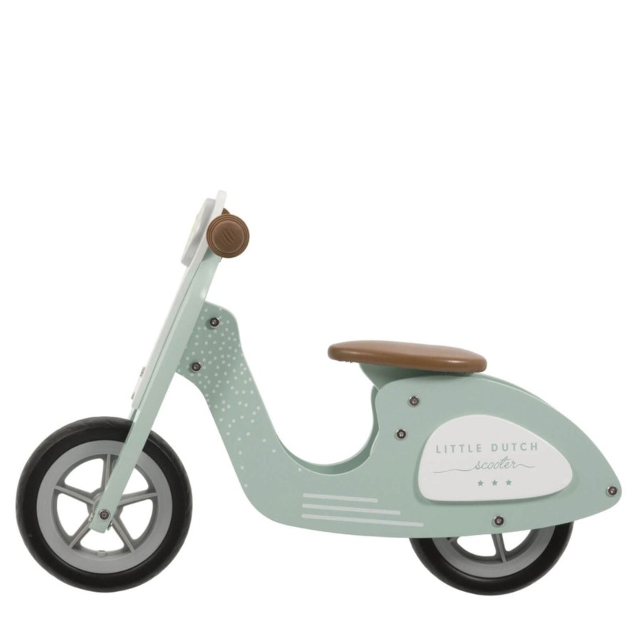 Toys Little Dutch Bikes, Trikes, Scooters | Wooden Scooter Mint