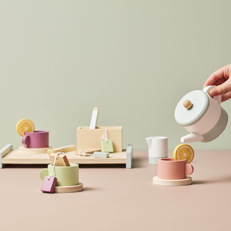 Toys Kids Concept Kitchens, Foods | Wooden Tea Set