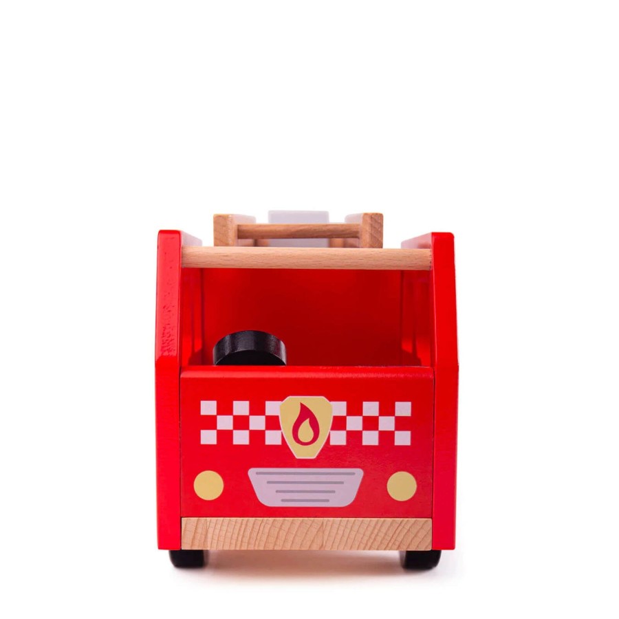 Toys Big Jigs Trains, Cars, Planes | Wooden City Fire Engine