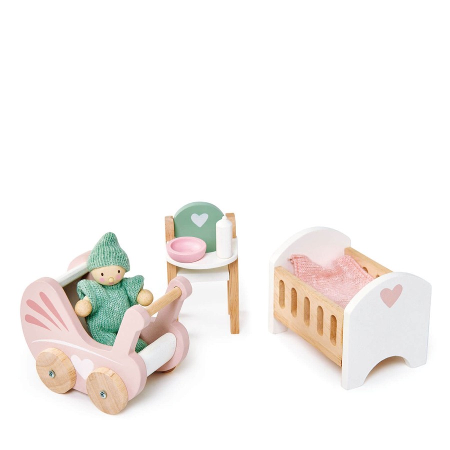 Toys Tender Leaf Wooden Toys | Dolls House Nursery Set