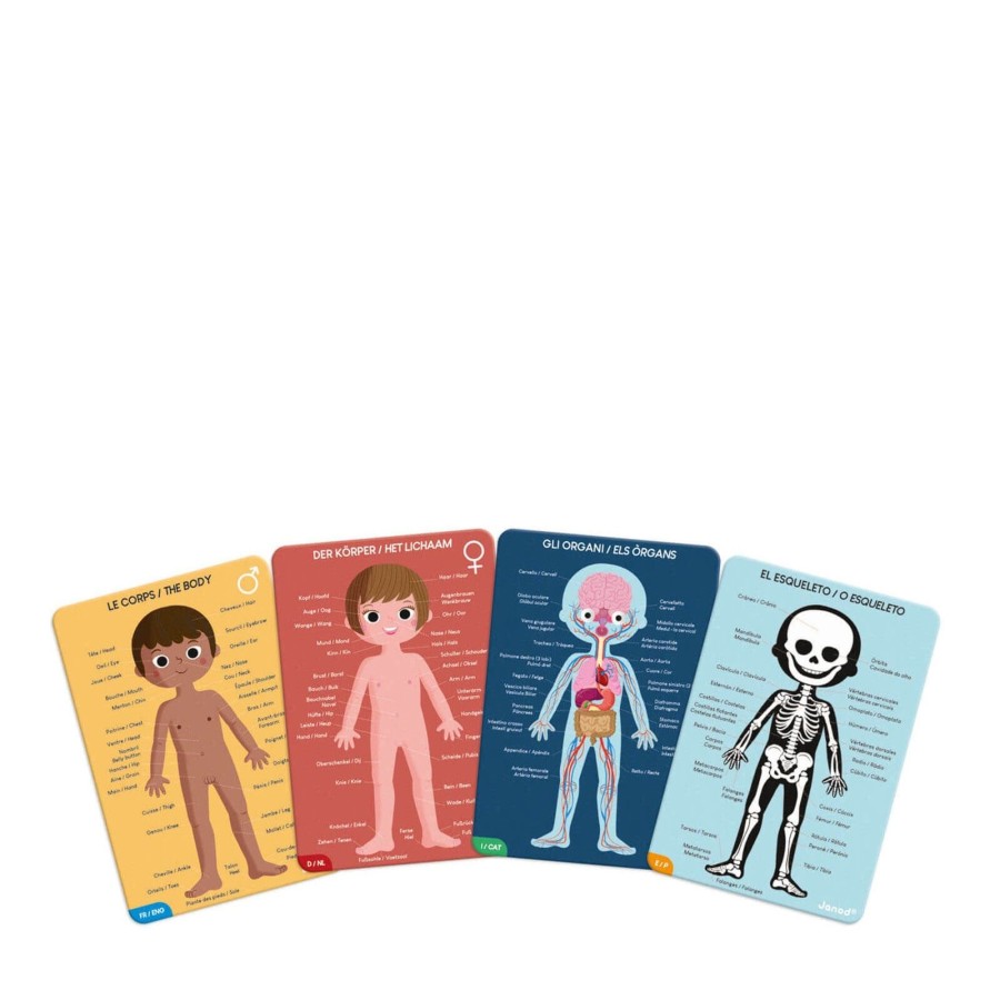 Toys Janod Games, Puzzles, Jigsaws | Educational Puzzle Human Body