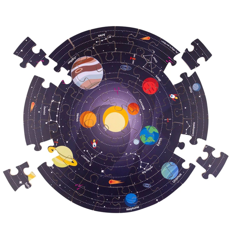 Toys Big Jigs Games, Puzzles, Jigsaws | Floor Puzzle Solar System Circular