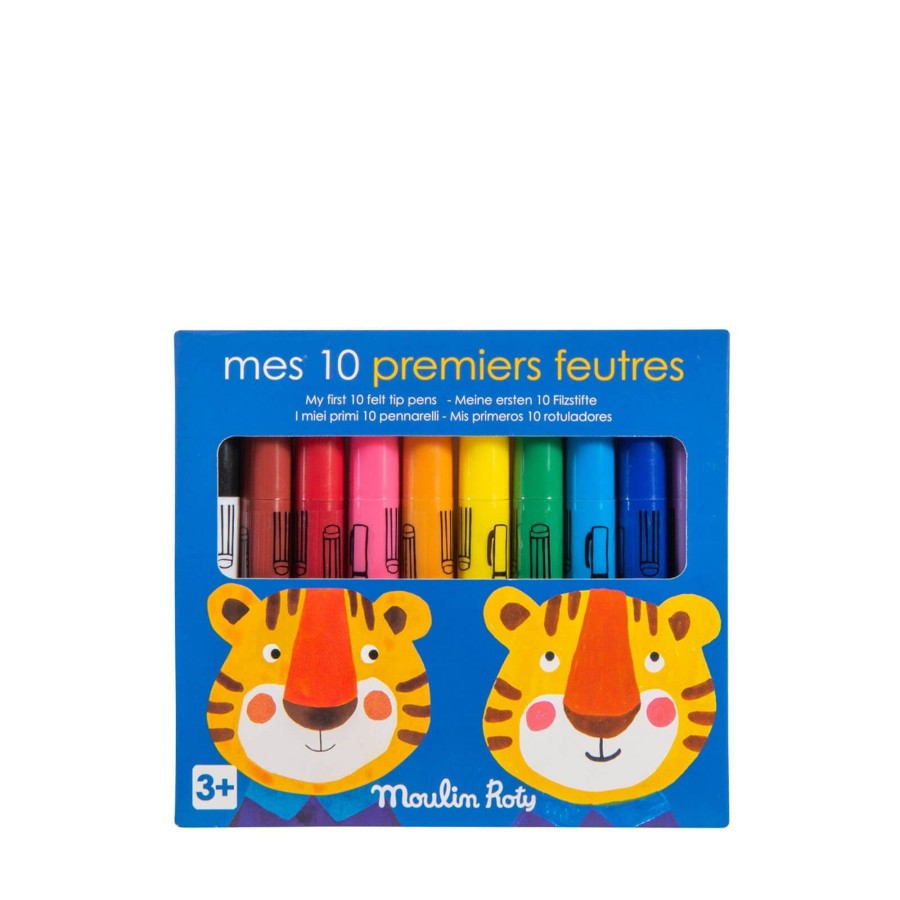 Toys Moulin Roty Arts & Crafts | My First 10 Felt Tip Pens