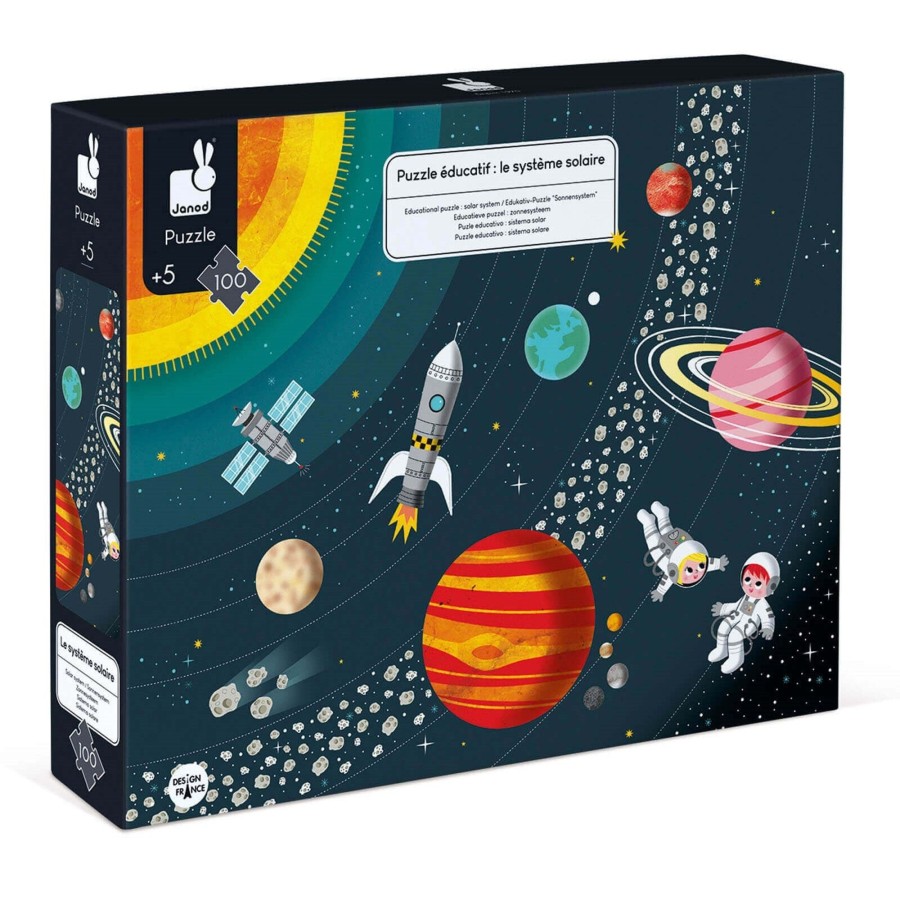 Toys Janod Games, Puzzles, Jigsaws | Educational Puzzle Solar System