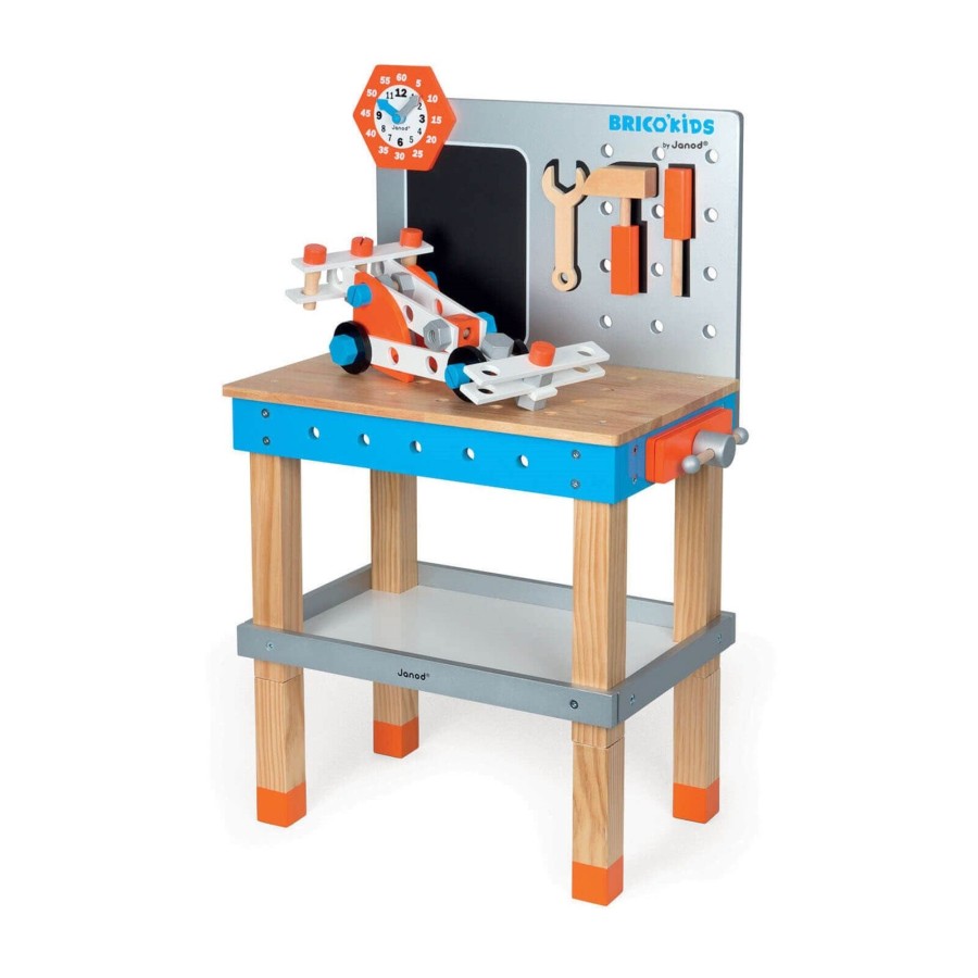 Toys Janod Tool Sets, Workbenches | Brico Kids Diy Giant Magnetic Workbench