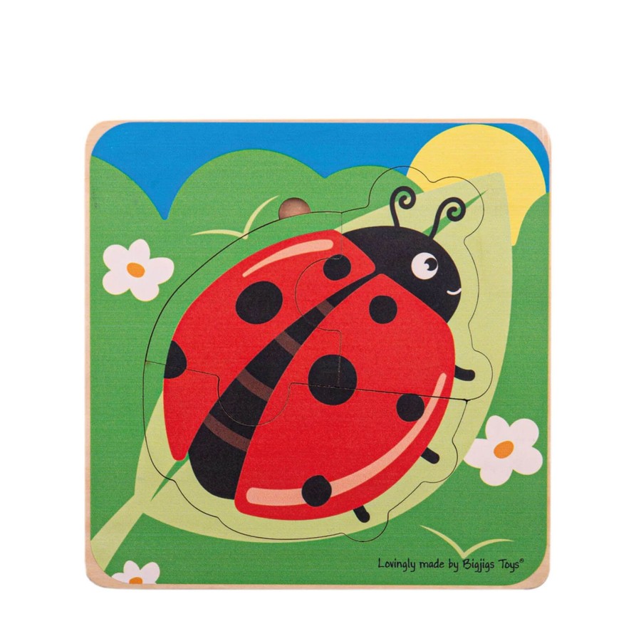 Toys Big Jigs Games, Puzzles, Jigsaws | Lifecycle Layer Puzzle - Ladybug