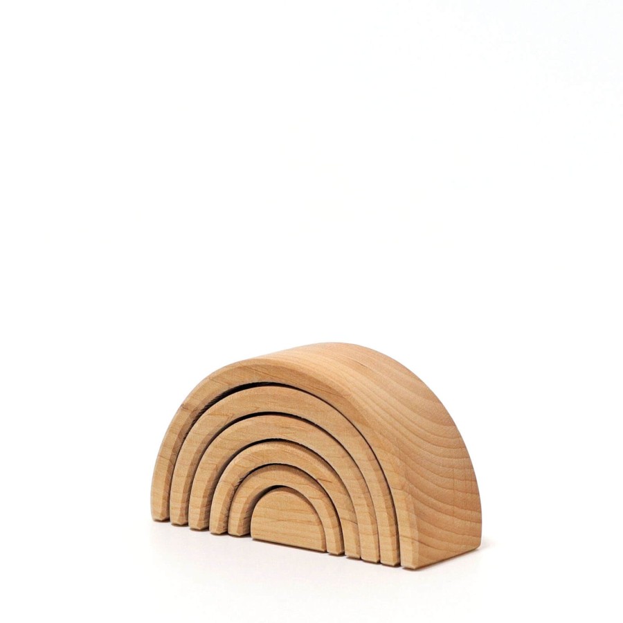 Home Grimm’s Decorative Objects | Small Wooden Rainbow - Natural