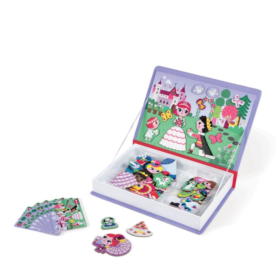 Toys Janod Games, Puzzles, Jigsaws | Princesses Magneti'Book