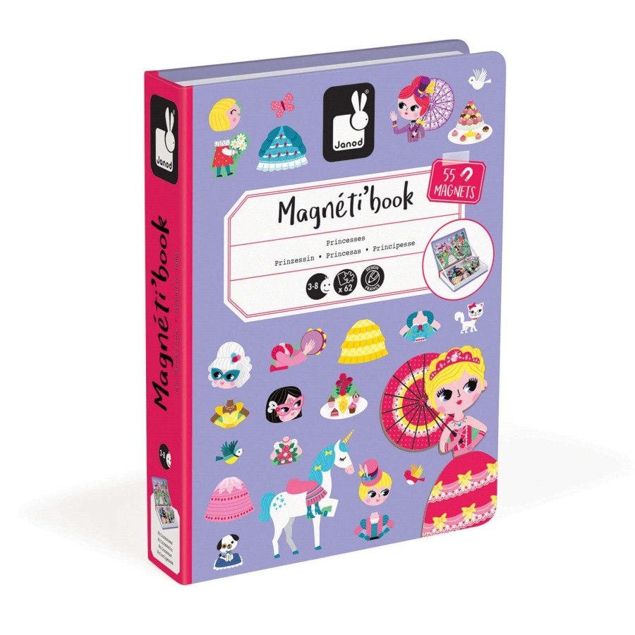 Toys Janod Games, Puzzles, Jigsaws | Princesses Magneti'Book