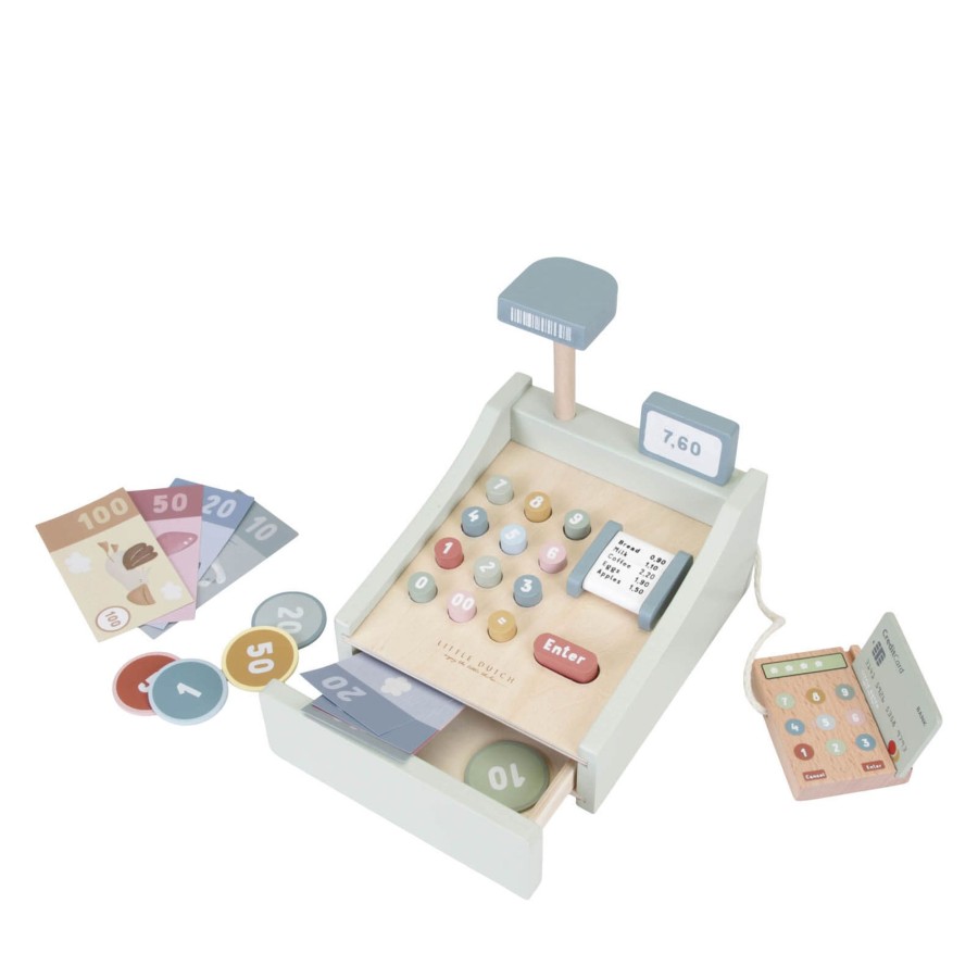 Toys Little Dutch Wooden Toys | Wooden Cash Register