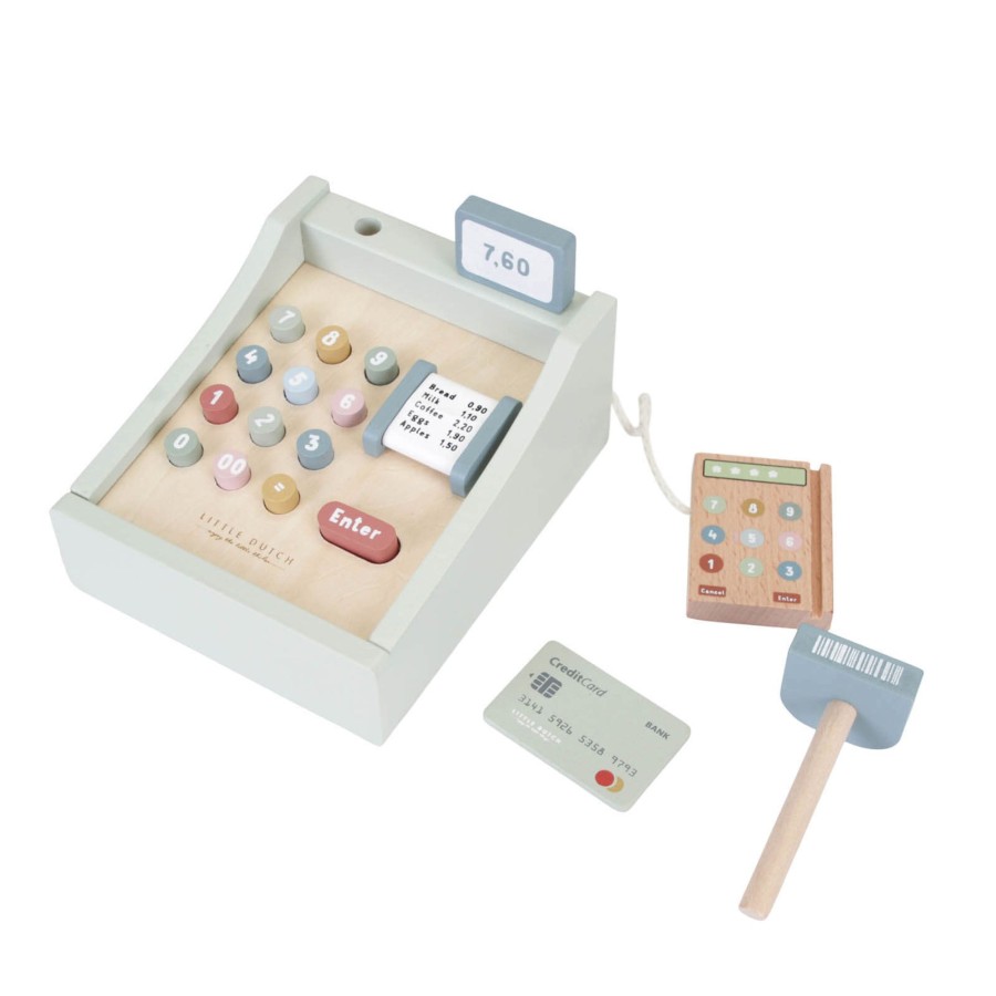 Toys Little Dutch Wooden Toys | Wooden Cash Register