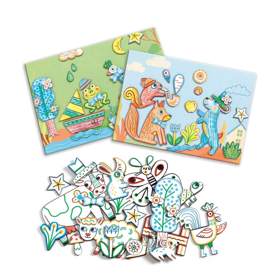 Toys Djeco Arts & Crafts | Mosaics Craft Set - Milfiori