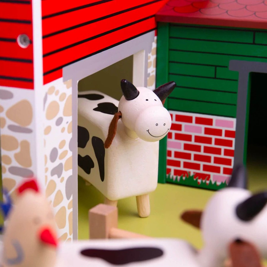 Toys Tidlo Doctor'S Sets, Role Play | Wooden Farm Animals