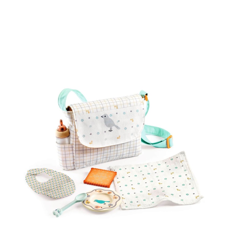 Toys Djeco Dolls, Dolls Houses | Doll Feeding Bag And Accessorie