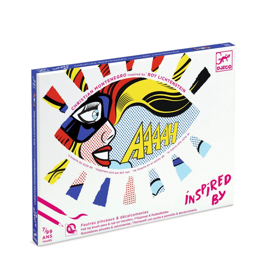 Toys Djeco Arts & Crafts | Decal Craft Set - Superheroes