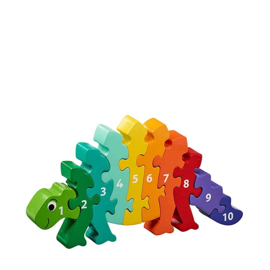 Toys Lanka Kade Games, Puzzles, Jigsaws | 1-10 Wooden Jigsaw - Dinosaur