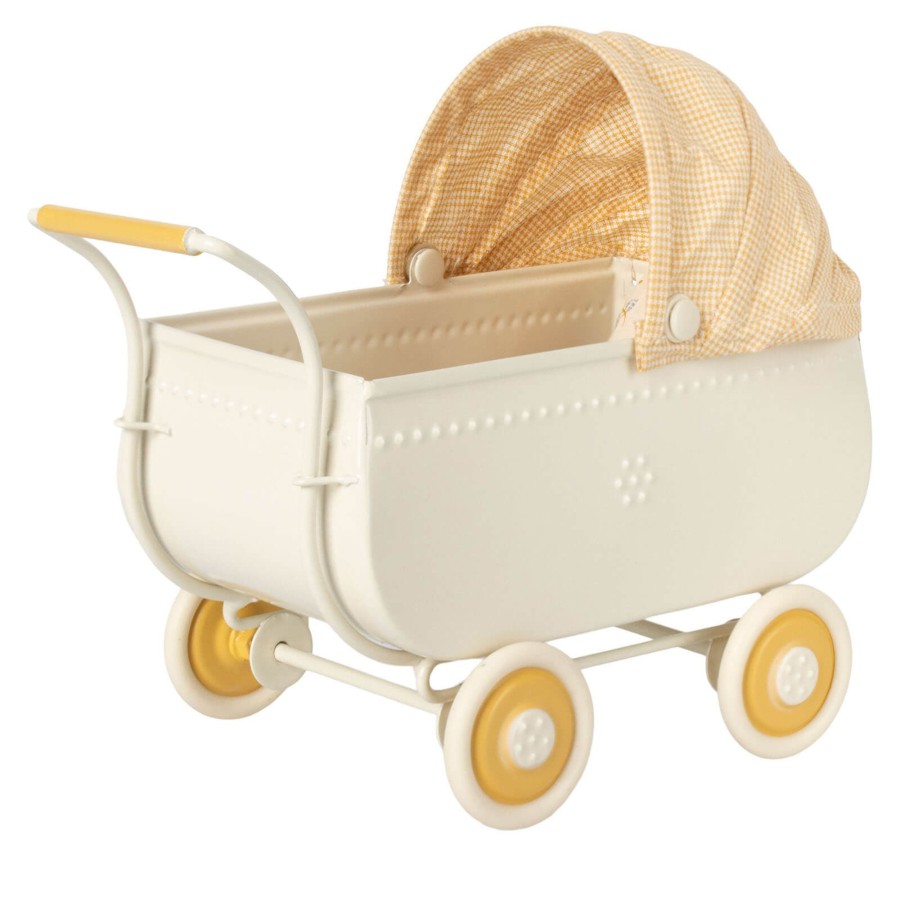 Toys Maileg Walkers, Prams | Pram Micro - Yellow