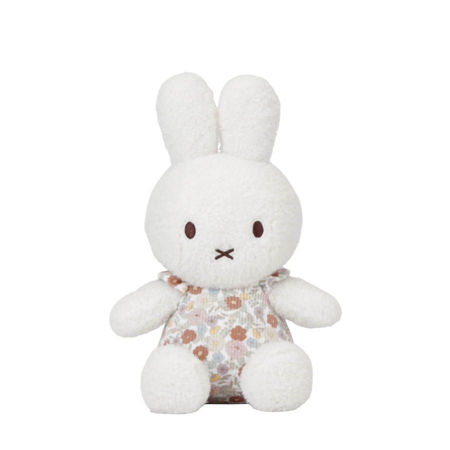 Toys Little Dutch Soft Toys, Comforters | Miffy Vintage Flowers Cuddly Toy 25Cm