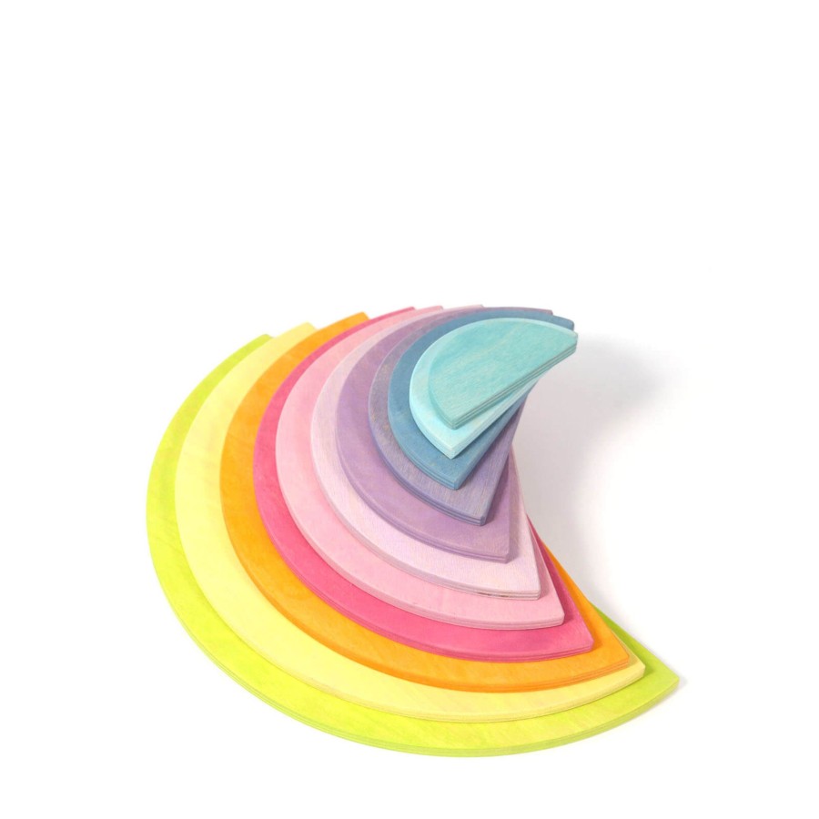 Toys Grimm’s Stacking Toys | Wooden Pastel Semi Circles