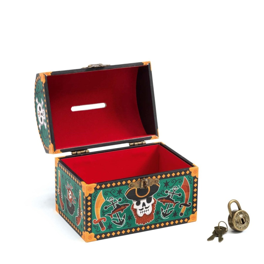 Toys Djeco Music, Money Boxes | Pirate Moneybox