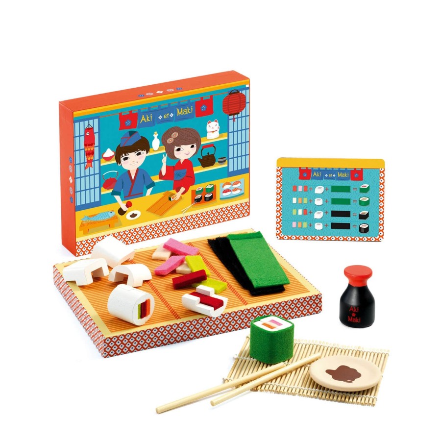 Toys Djeco Kitchens, Foods | Aki And Maki Sushi Restaurant