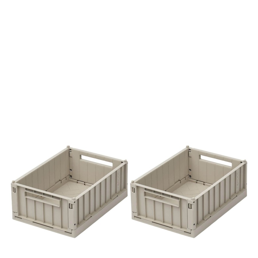 Home Liewood Toy Storage | Weston Storage Box Small 2 Pack Sandy