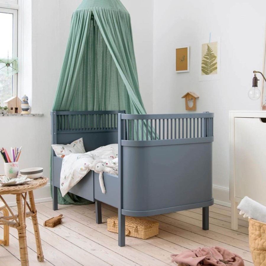 Home Sebra Furniture | Cot Bed - Forest Lake Blue