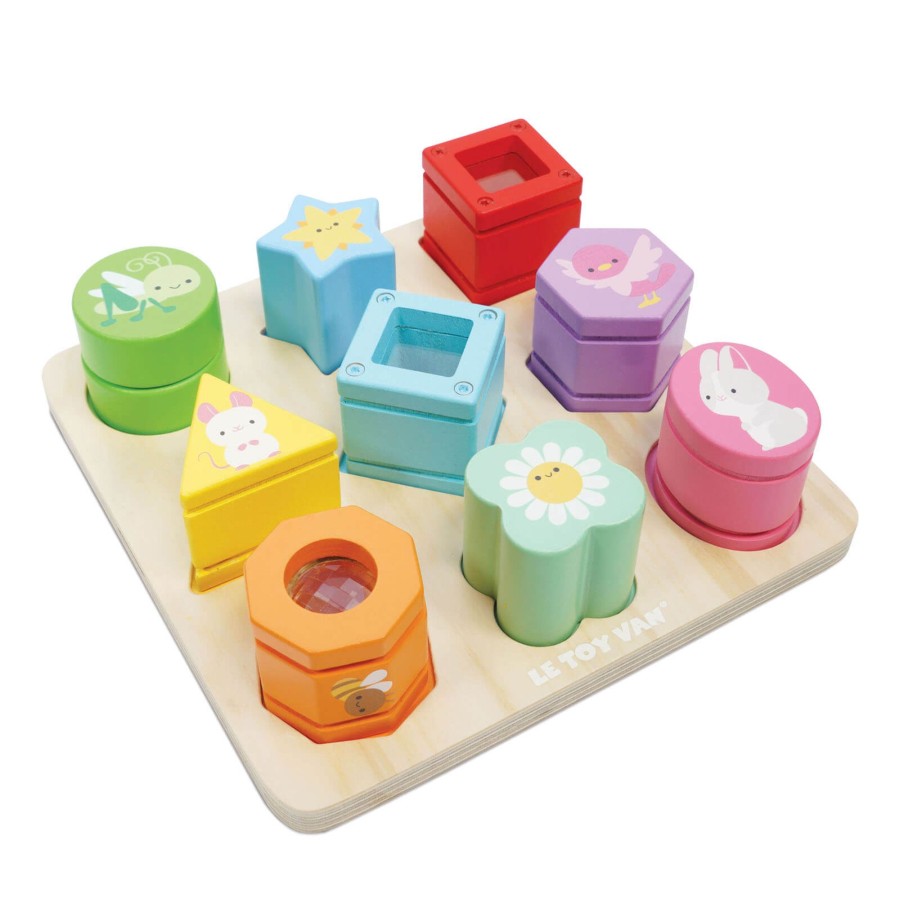 Toys Le Toy Van Shape Sorters, Bead Frames | Petilou Sensory Shapes