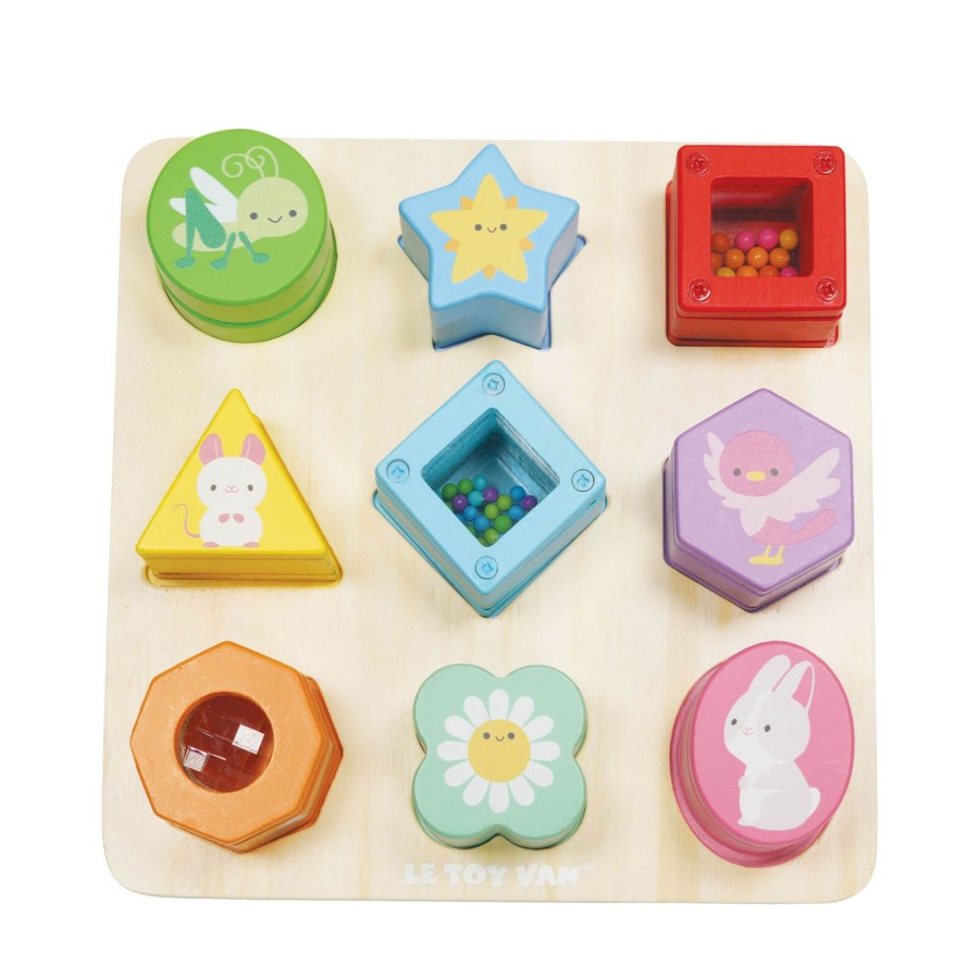 Toys Le Toy Van Shape Sorters, Bead Frames | Petilou Sensory Shapes