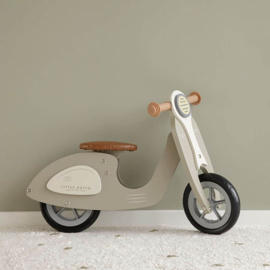 Toys Little Dutch Bikes, Trikes, Scooters | Balance Bike Scooter Olive