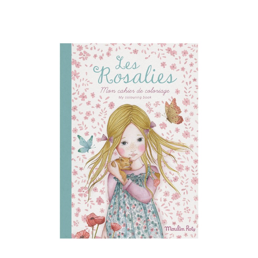 Toys Moulin Roty Arts & Crafts | Colouring Book - The Rosalies