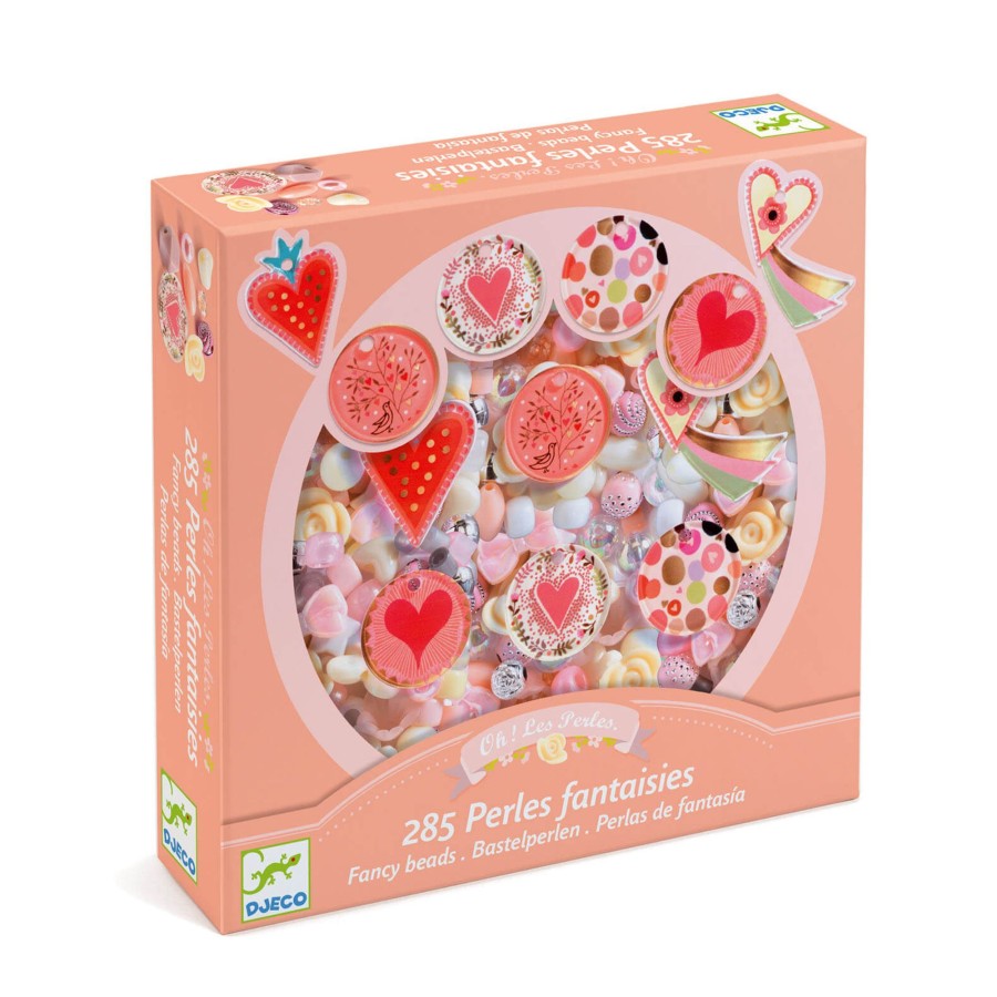 Toys Djeco Arts & Crafts | Jewellery Craft Set - Hearts