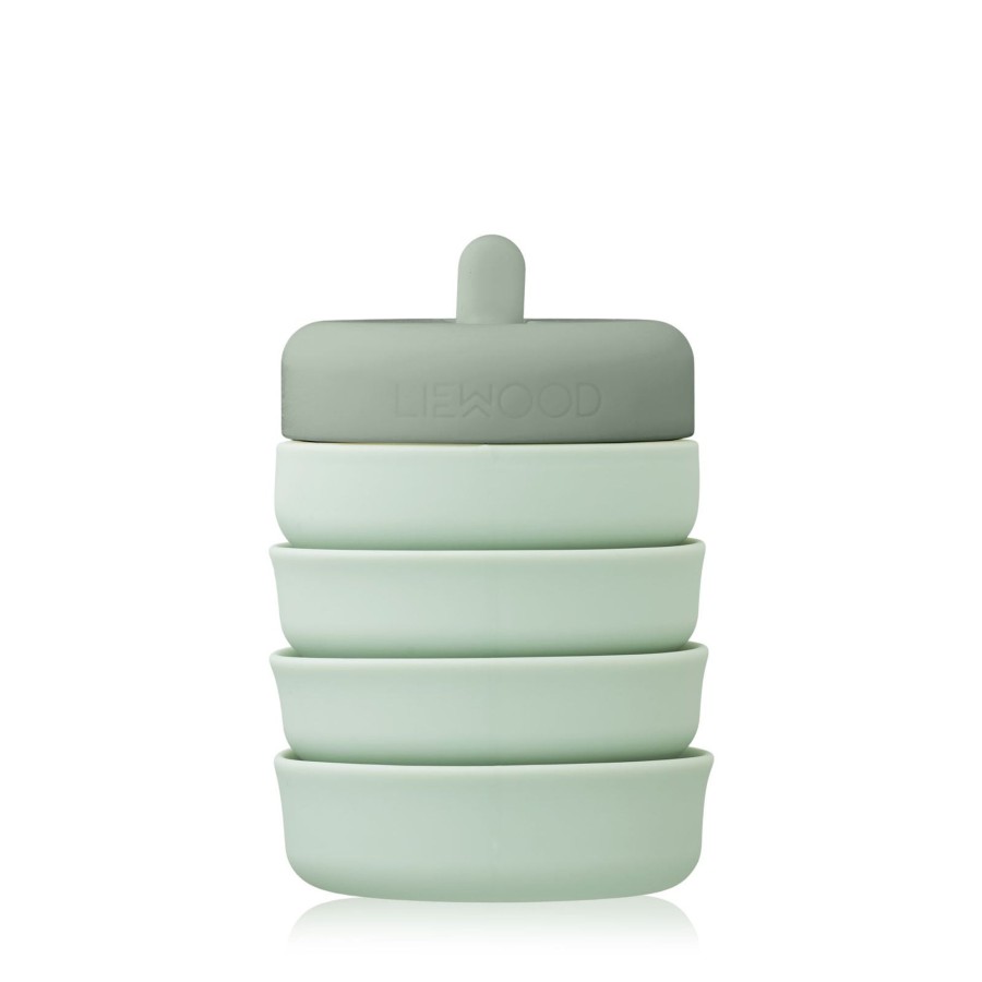 Home Liewood Water Bottles | Wilson Foldable Bottle Dusty Mint / Faune Green