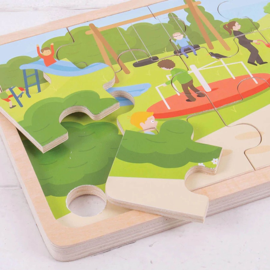 Toys Big Jigs Games, Puzzles, Jigsaws | In The Park Puzzle