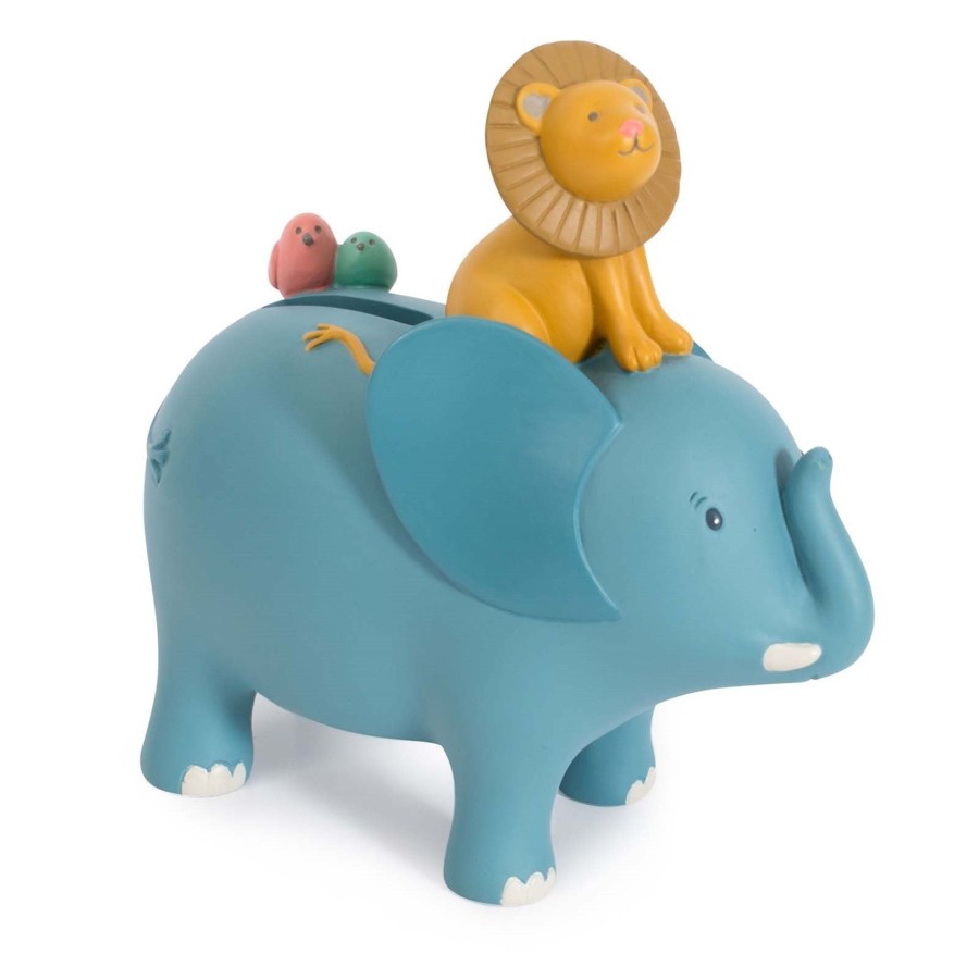 Toys Moulin Roty Music, Money Boxes | Sous Mon Baobab Elephant Money Box