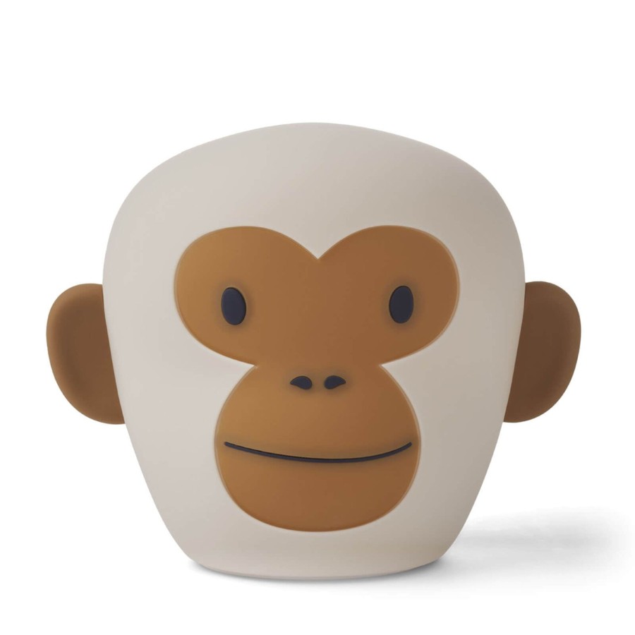 Home Liewood Night Lights | Winston Night Light Monkey Golden Caramel Mix