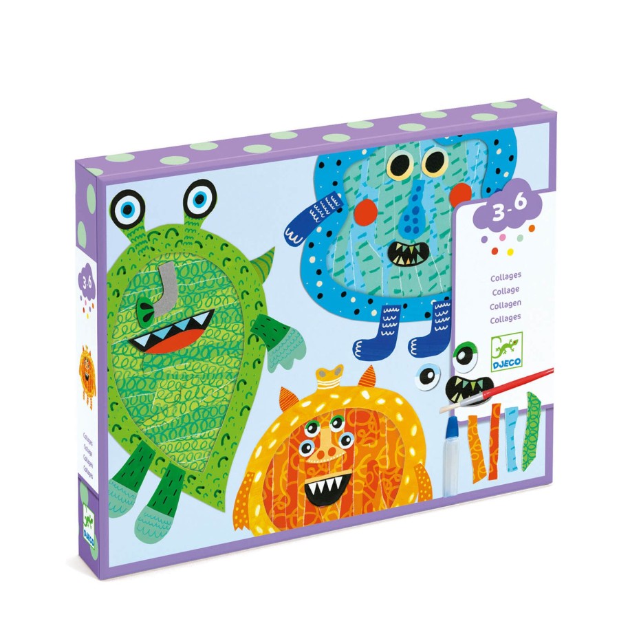 Toys Djeco Arts & Crafts | Collage Craft Set - Tear And Stick